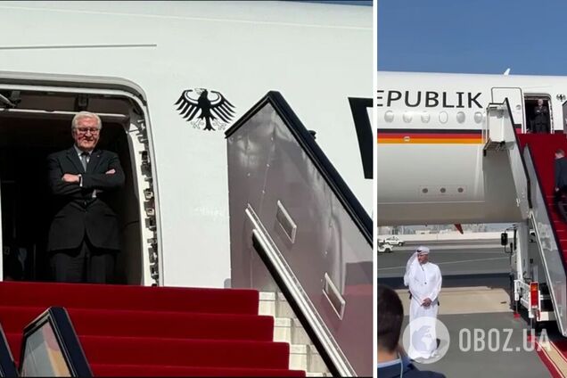 Продержали полчаса на трапе самолета: МИД Катара унизил президента Германии. Видео