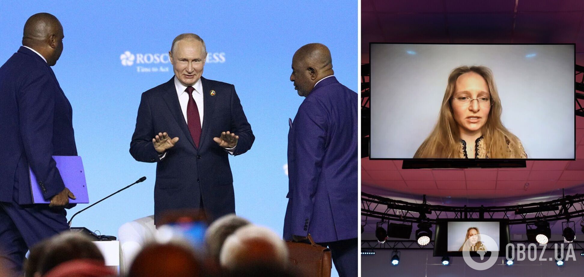Донька Путіна намагається розширити вплив Росії на Африку через ІТ-сферу – Bloomberg