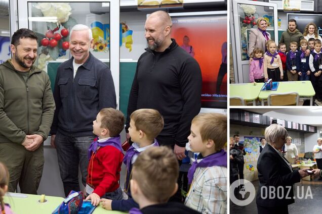 'Важно не терять веры в Украину': Зеленский посетил харьковских школьников, которые из-за российских обстрелов вынуждены учиться в метро. Фото и видео