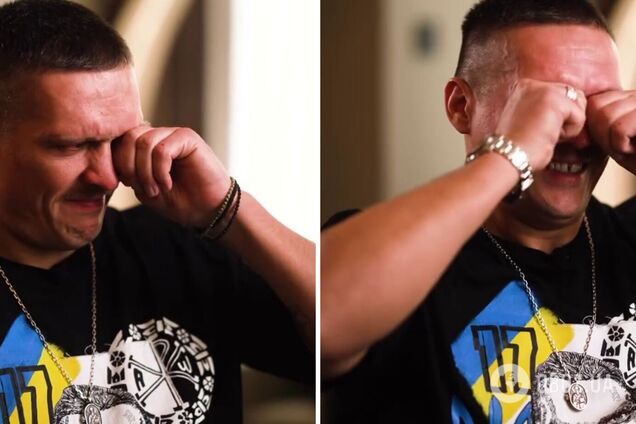 Усик заплакав під час інтерв'ю британським журналістам. Відео