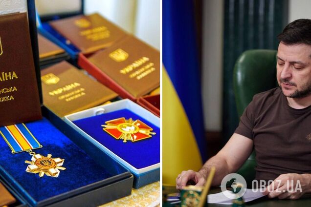 Зеленський відзначив державними нагородами 328 військових, з них 153 – посмертно