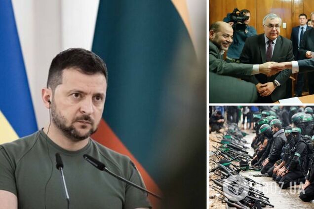 Зеленський заявив, що Росія спонсорує ХАМАС