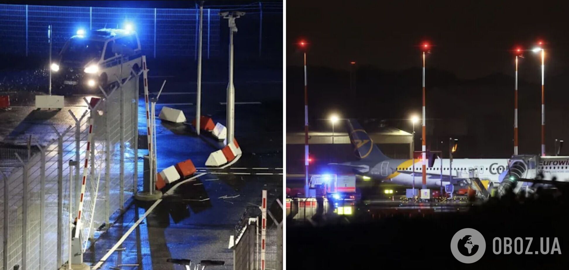 В Германии мужчина с ребенком в авто почти на 20 часов захватил аэропорт Гамбурга: что происходило. Видео