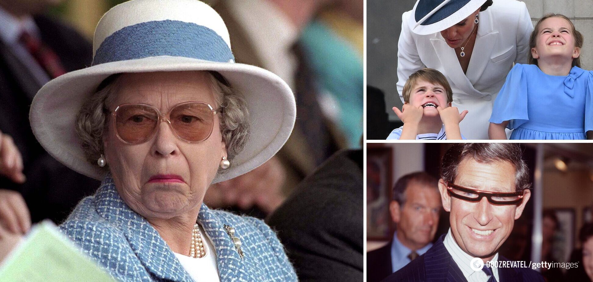 Принц Гарри показывает язык, а король Чарльз позирует со Шреком. 20 забавных фото королевской семьи
