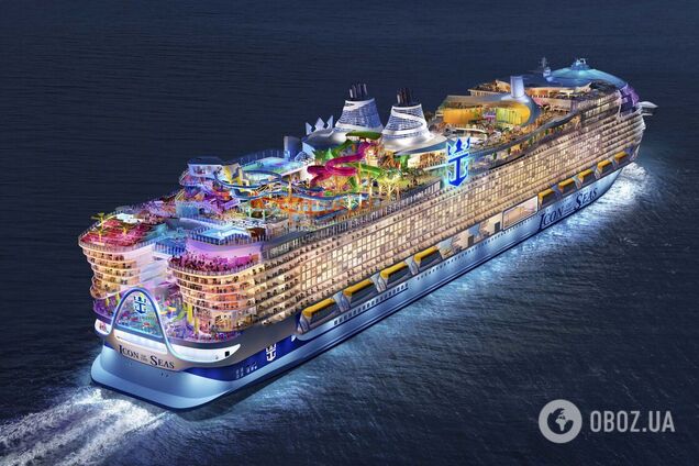 'Титаник' прячется: как выглядит Icon of the Seas – самый большой в мире круизный лайнер, который скоро отправится в первое плавание