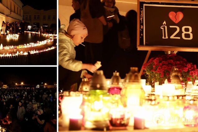 Зібрались сотні людей: в Ужгороді вшанували пам'ять загиблих воїнів 128-ї бригади. Фото і відео