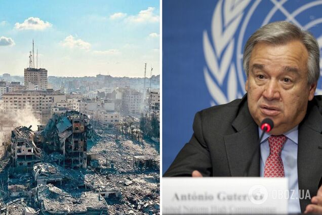'Ситуація у Газі – це криза людства': генсек ООН занепокоївся через розширення конфлікту на Близькому Сході