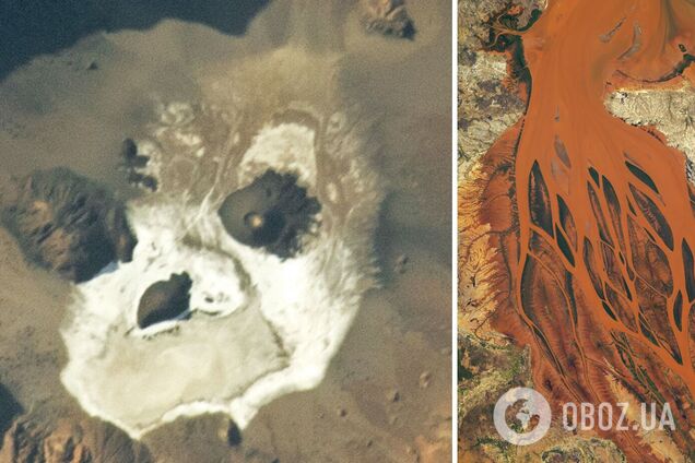 Астронавты сфотографировали с МКС гигантский череп и кровь Земли: NASA  показало фото | OBOZ.UA