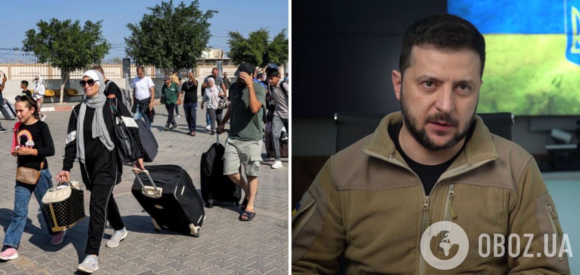 'Україна дбає про кожного громадянина': із сектора Гази евакуювали ще 160 українців, – Зеленський