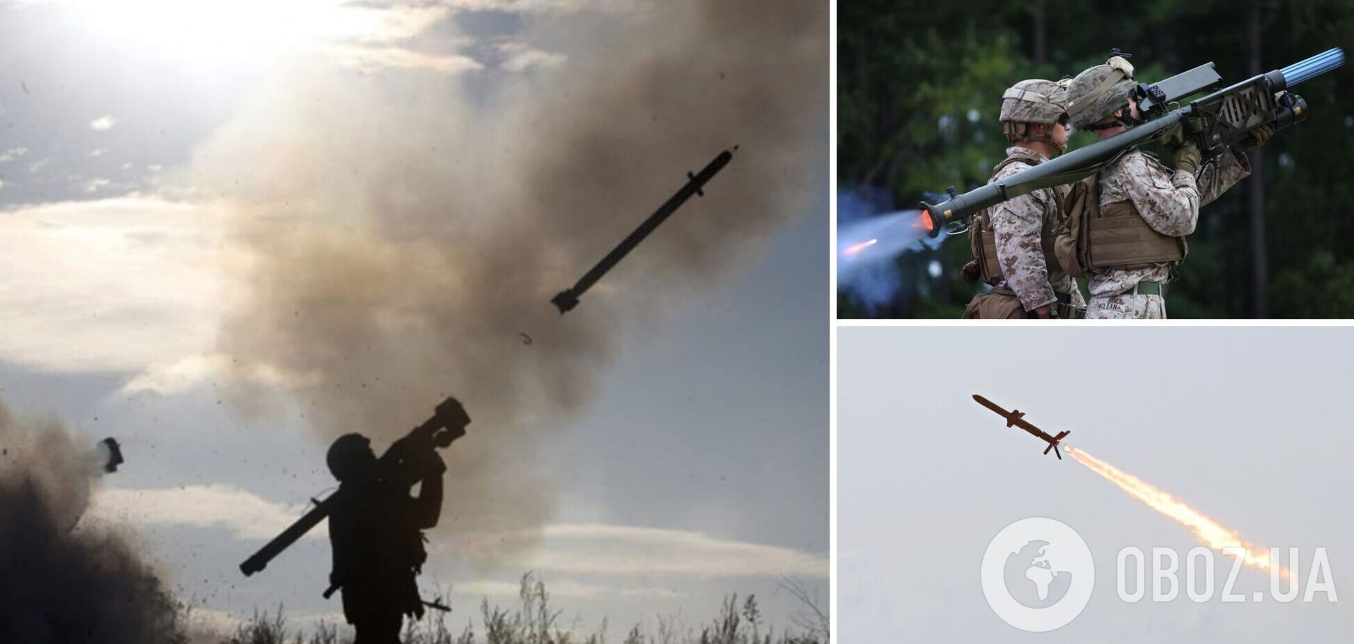 Украинские воины выстрелом Stinger сбили российскую ракету