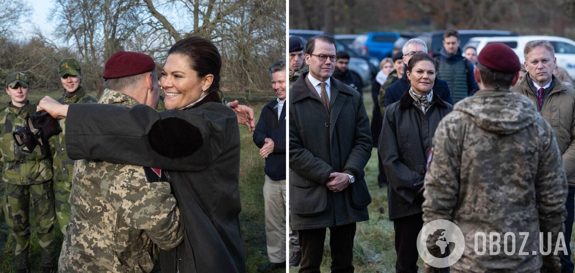 Принцесса Швеции посетила украинских военных на учениях в Великобритании. Фото