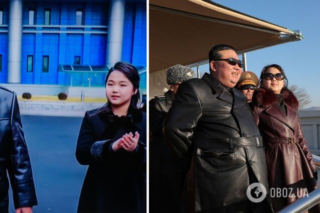10-летняя дочь Ким Чен Ына снова вышла с папой на публику: лидер КНДР в кожаном плаще держал ее за руку