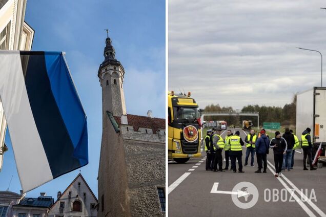 В Эстонии заявили, что 'сделают все', чтобы помочь разблокировать польско-украинскую границу