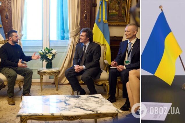 'Мы готовы укреплять свободу вместе': Зеленский в Аргентине встретился с президентом Милеем. Видео