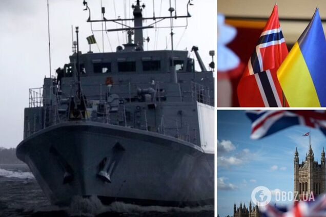 Великобритания и Норвегия создали 'морскую коалицию' и передадут Украине первые корабли. Видео