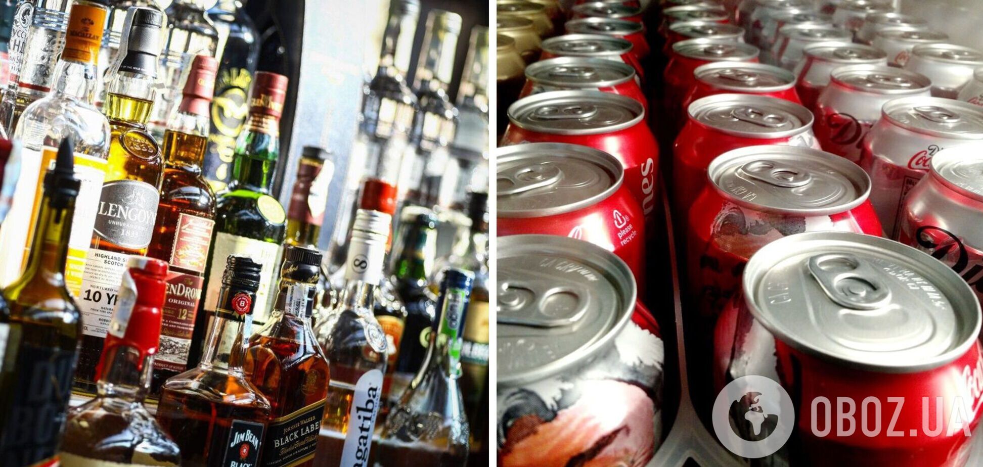 Сладкие напитки в Украине хотят обложить дополнительным налогом, а цены на алкоголь повысить