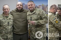 Залужный и Умеров вручили награды воинам Сухопутных войск ВСУ. Фото