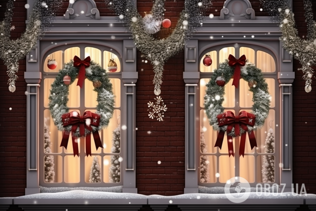 Як прикрасити вікна до Різдва і Нового року: захопливі ідеї