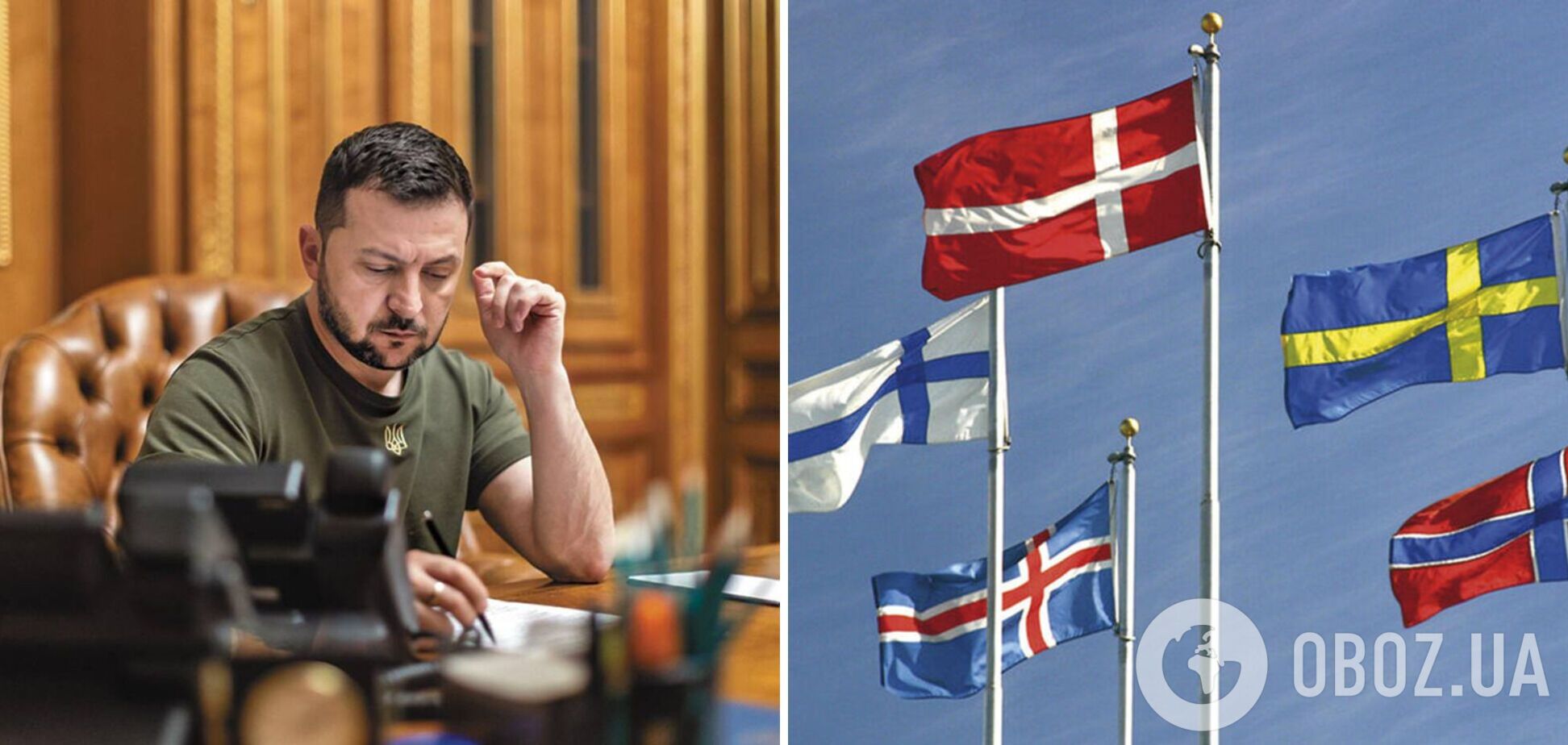 Зеленский в Осло встретился с лидерами Финляндии, Швеции, Дании и Исландии и поблагодарил за десятки пакетов оборонной помощи. Фото