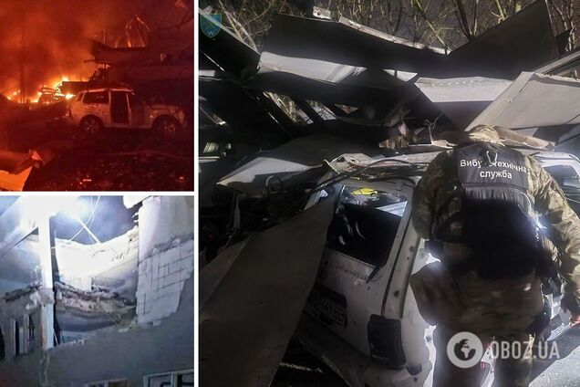 На Одещині внаслідок атаки дронами спалахнула пожежа, є постраждалі. Фото