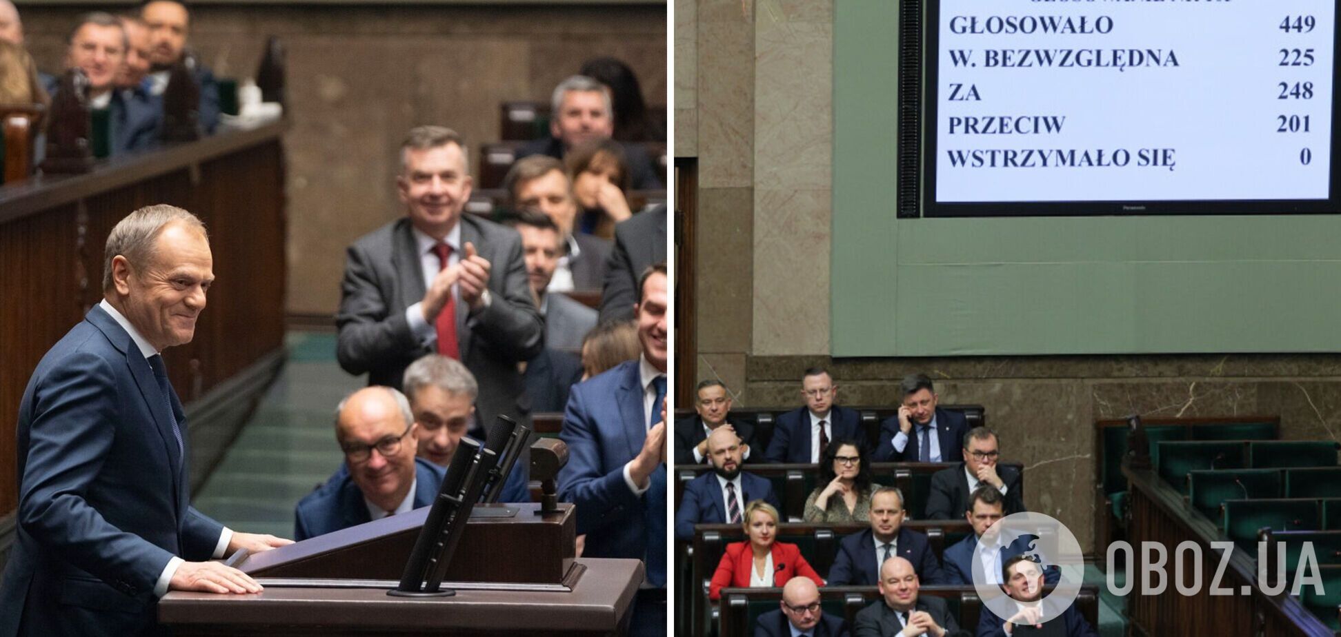Правительство Туска получило вотум доверия в Сейме Польши: осталась последняя формальность