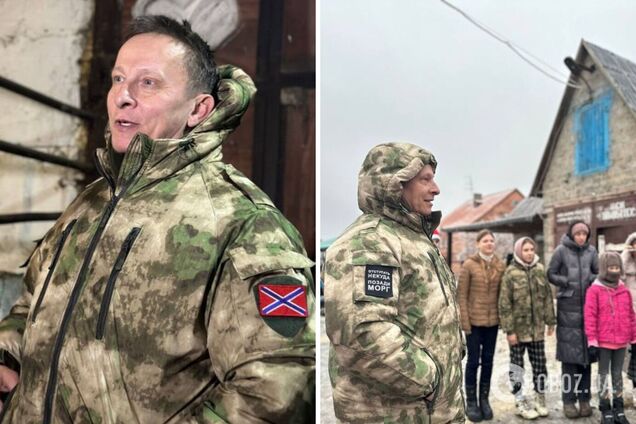 'Отступать некуда, позади морг': путинист Охлобыстин засветился на оккупированном Донбассе. Фото