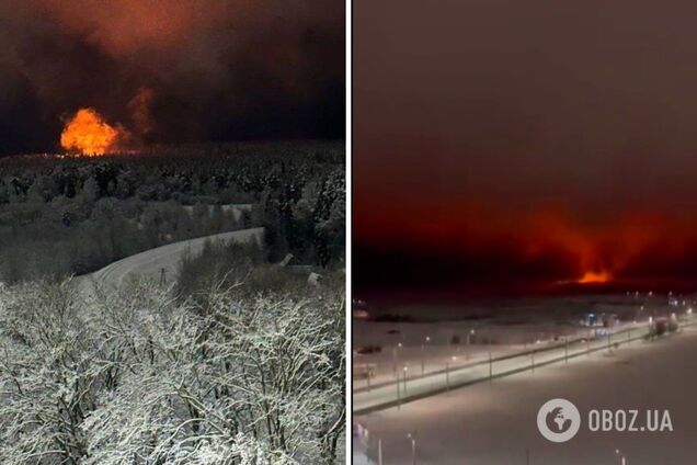 В белорусском Витебске горит электроподстанция: в городе перебои с водой и светом. Фото и видео