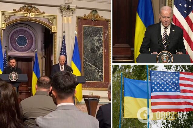 Брифінг Зеленського та Байдена