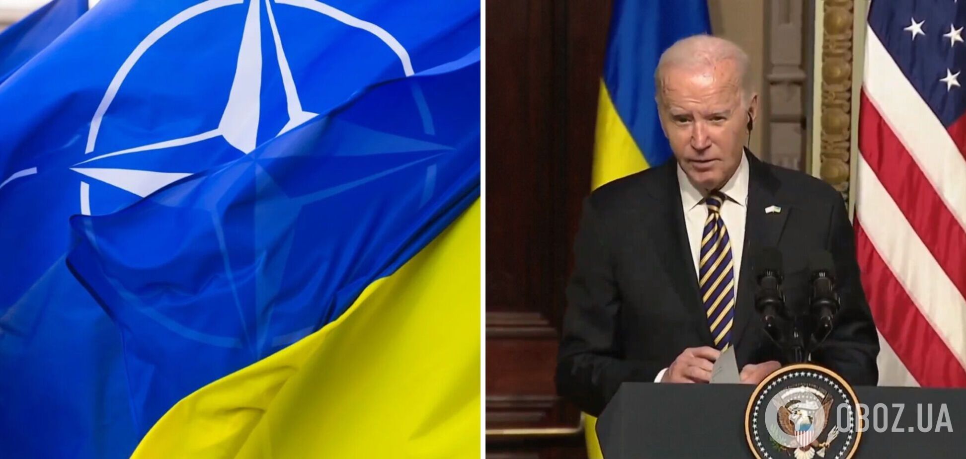 Байден не исключил вступления Украины в НАТО