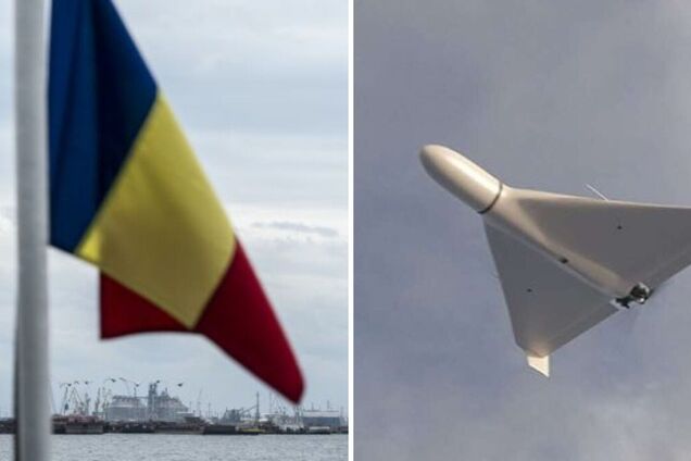 В Румынии ночью упал дрон, которым Россия пыталась атаковать Украину: на месте возникла воронка