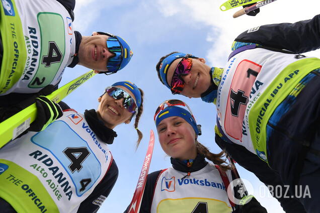 Сборная Украины по биатлону выиграла 'золото' эстафеты на Кубке IBU