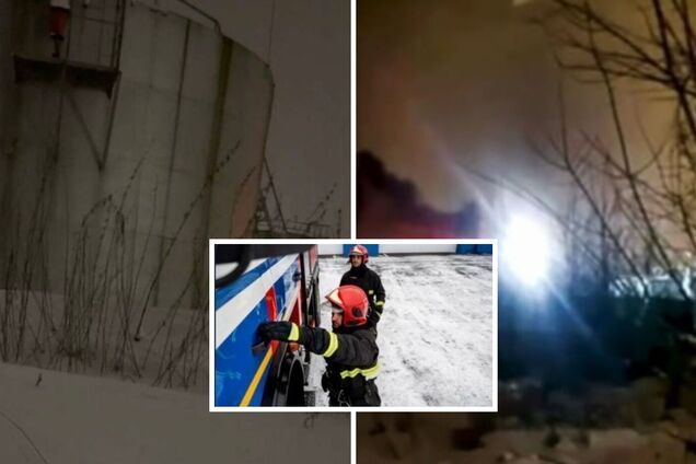 РФ попыталась скрыть пожар в результате взрыва на нефтебазе в Воронеже: в легионе 'Свобода России' показали видео