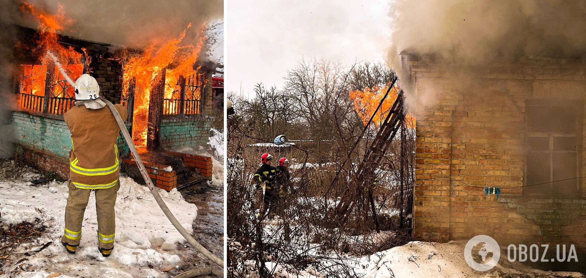 Рятувальники загасили пожежу в будинку