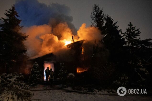 Пожар произошел в Подольском районе столицы