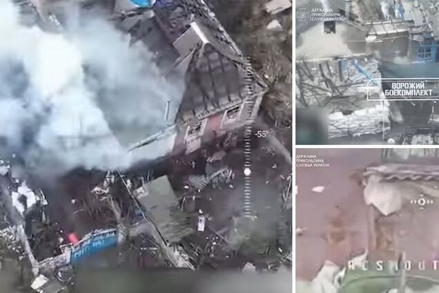 Работали FPV-дроны: пограничники в Херсонской области уничтожили склад БК врага вместе с живой силой. Видео