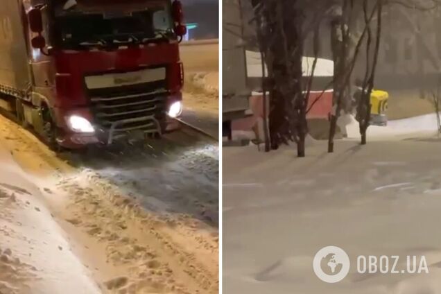 Рекордный снегопад в Москве – за сутки в Москве выпала двухнедельная норма  снега – видео | OBOZ.UA