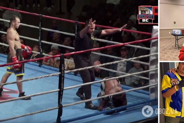 Украинский боксер-чемпион выиграл нокаутом бой в США. Видео