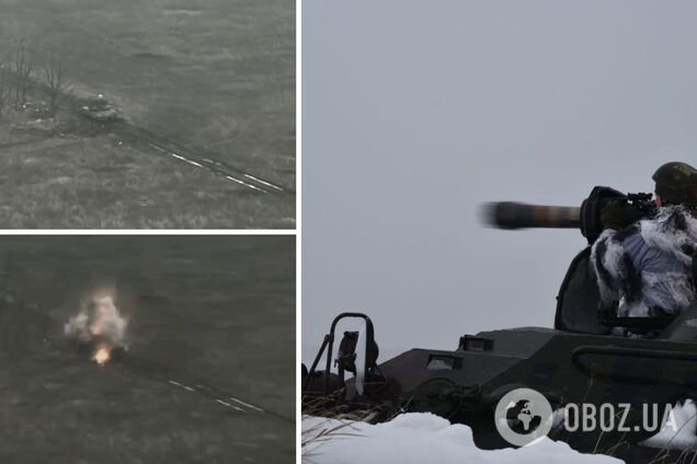 Працювали воїни Маріупольської бригади: ЗСУ точним ударом відмінусували російський танк. Відео