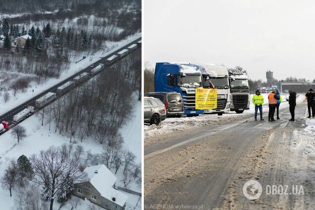 Кордон України та Польщі знову заблокують для вантажівок