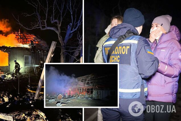 На Одесщине сбитый дрон упал на жилой дом и взорвался: есть погибший. Фото