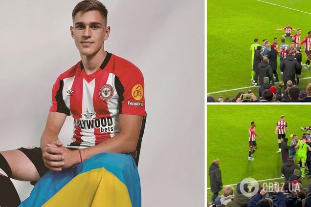 Футболист сборной Украины получил по лицу в потасовке в АПЛ. Нападавшему сразу прилетела карма. Видео