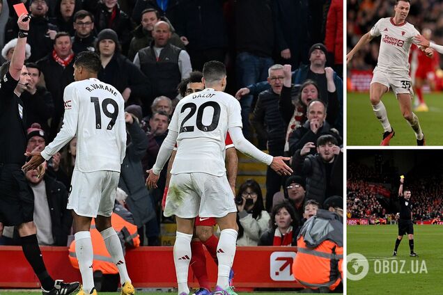 Две карточки за 5 секунд. Футболист в АПЛ заработал 'удаление года'. Видео