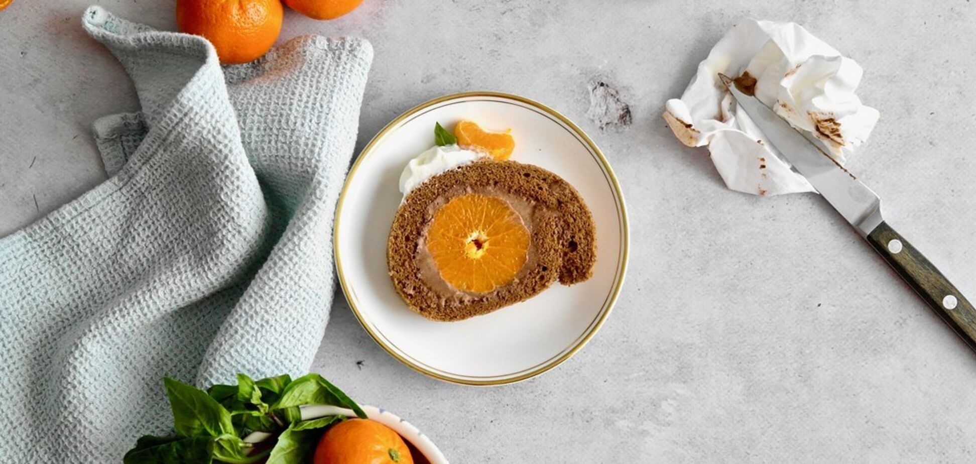 Солодкий мандариновий рулет без випікання: ідеальний десерт на свята