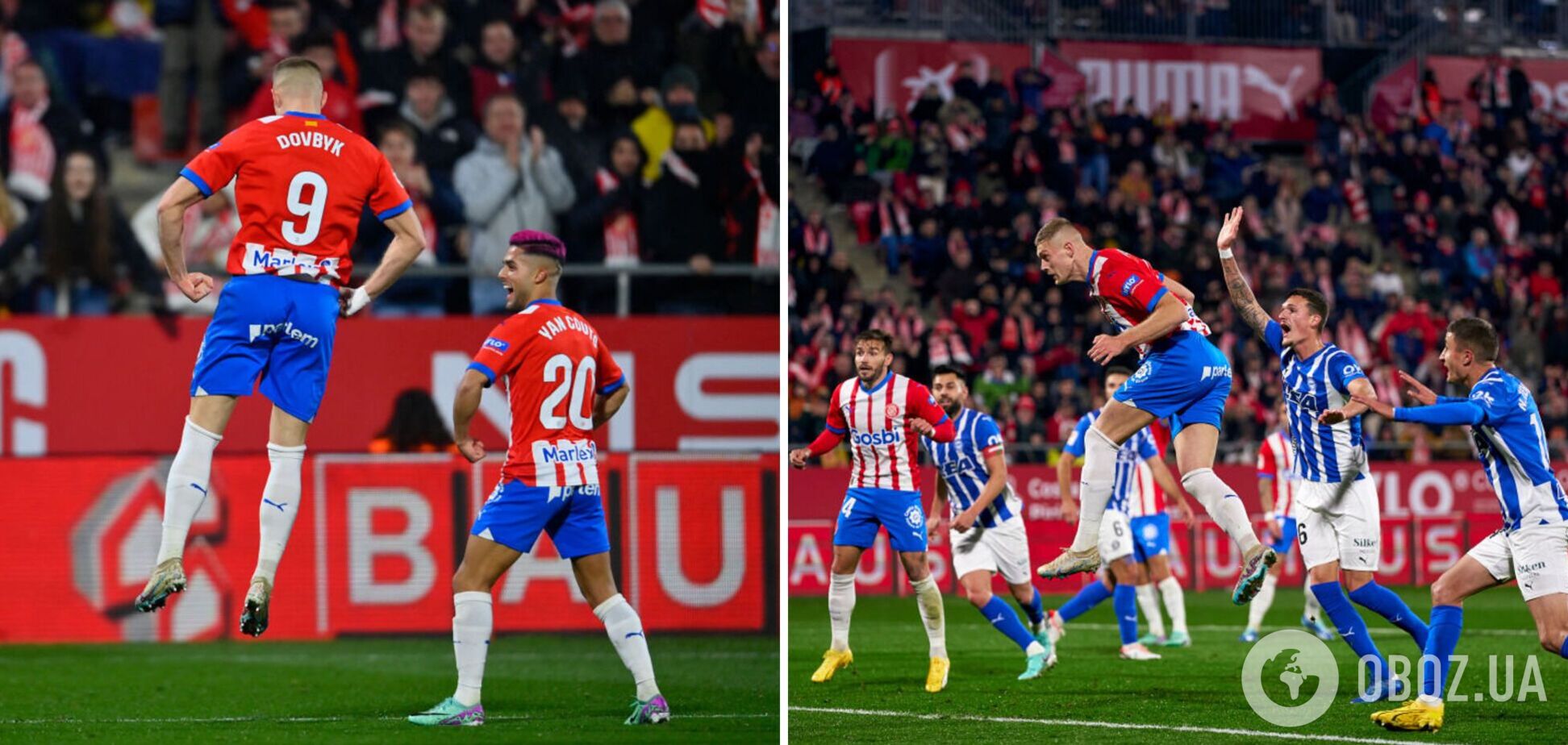 Налетел, как коршун: Довбик сделал дубль в матче чемпионата Испании. Видео