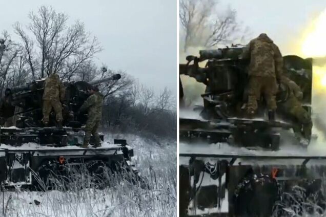 Изобретение украинских терробороновцев: в 241-й бригаде ТРО показали работу 100-мм САУ 'Оксана'. Видео