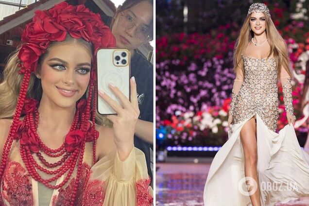 Як виступила українка Анастасія Феєр у півфіналі 'Міс Земля 2023': купальник за 4500 грн, 'Червона калина' і сміливий виріз у зоні ніг