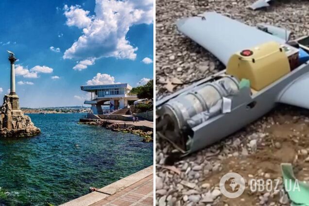 В Севастополе на пляже обнаружили беспилотник неизвестного происхождения. Видео