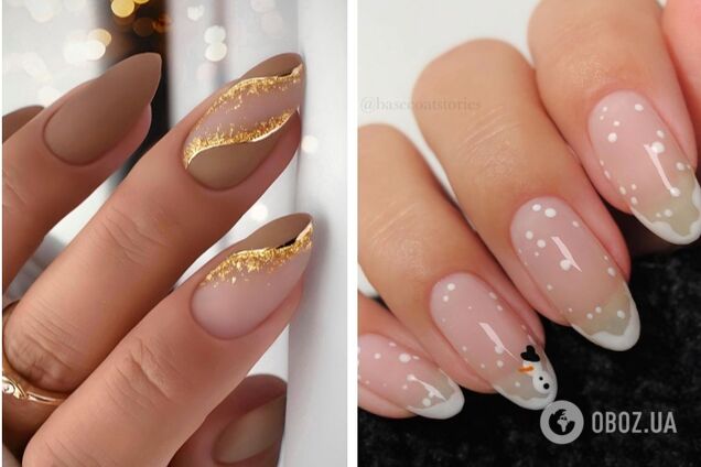Маникюр на Новый год: 7 изысканных дизайнов на длинные ногти. Фото