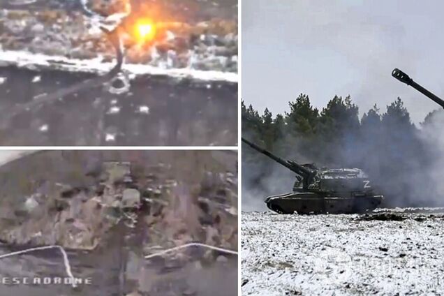 Пилоты ГУР устроили дронами-камикадзе горячий прием оккупантам. Видео