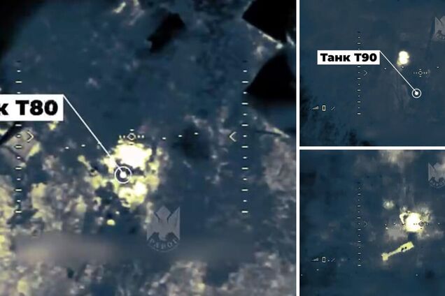 Пілоти роти ударних дронів 'Рарог' знищили три танки окупантів: феєричне відео